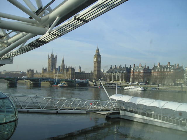 View from london Eye