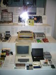 Old computers, including an Apple II