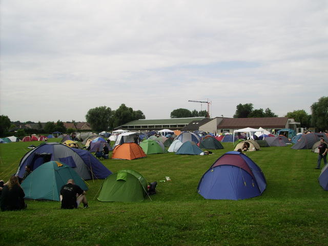 Campsite near the festival location