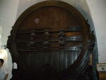 A large wine cask
