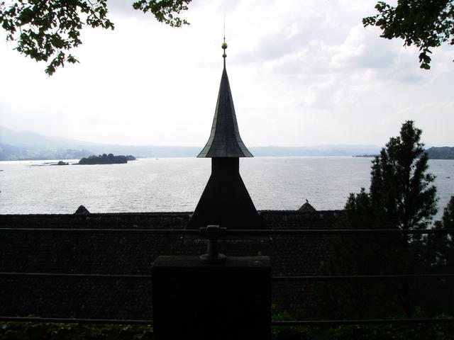 Looking back over Lake Zurich